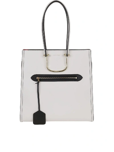 Shop Alexander Mcqueen The Tall Story Bag In White