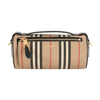 Shop Burberry Barrel Bag In Archive Beige