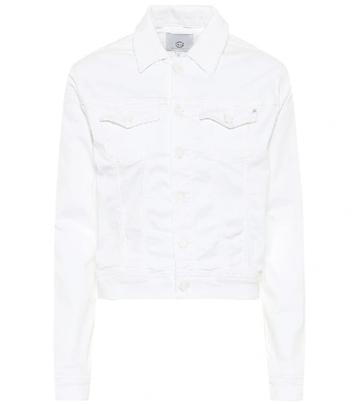 Shop Ag Robyn Denim Jacket In White