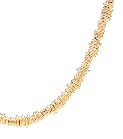 Shop Bottega Veneta Chain Necklace In Gold