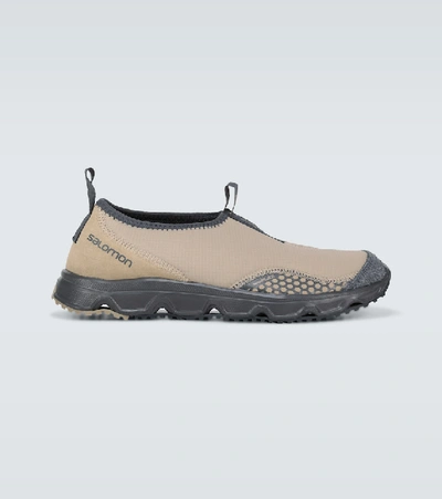 Salomon Rx Snow Moc Advanced Ripstop, Suede And Rubber Sneakers In Desert  Tan /desert Tan/ Ebony | ModeSens