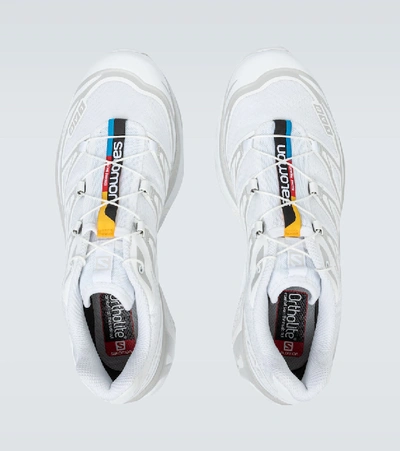 Shop Salomon Xt-6 Adv Sneakers In White