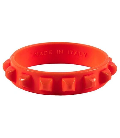 Shop Carmen Sol Borchia Bracelet In Red