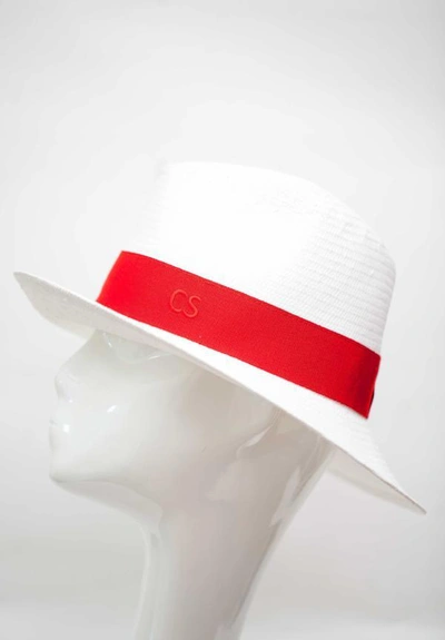 Shop Carmen Sol Dolores Packable Fedora Hat In Red