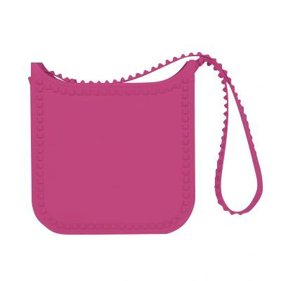 Shop Carmen Sol Fico Large Crossbody In Fuchsia