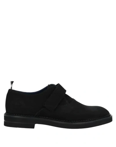 Shop Alberto Guardiani Loafers In Black