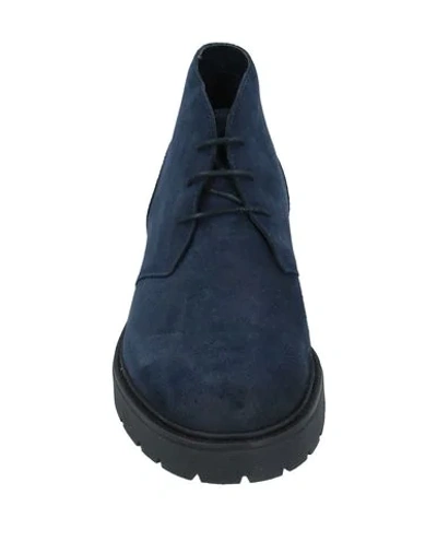Shop Tommy Hilfiger Boots In Dark Blue