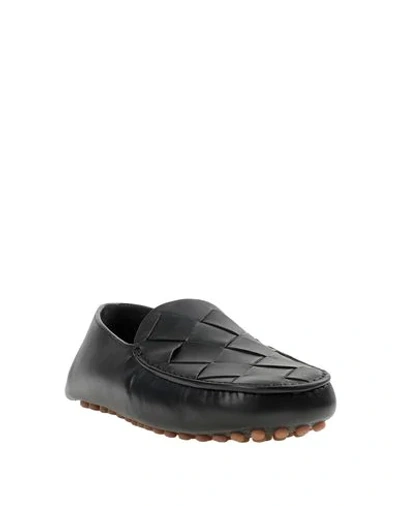 Shop Bottega Veneta Man Loafers Black Size 10 Soft Leather