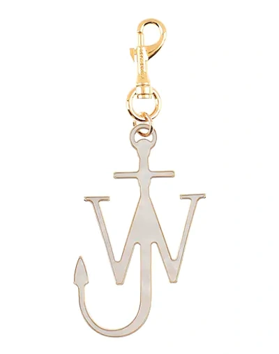 Shop Jw Anderson Key Ring In Ivory