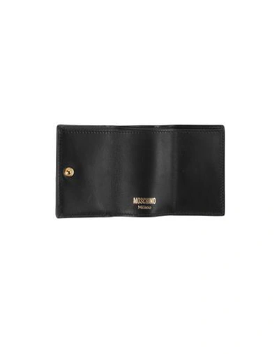 Shop Moschino Wallet In Black