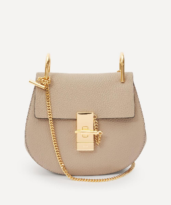 chloe drew leather shoulder bag