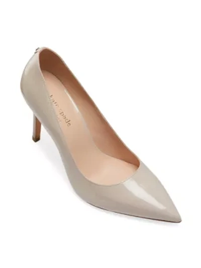 Shop Kate Spade Women's Valerie Patent Leather Pumps In Tusk