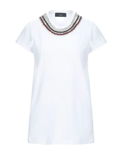 Shop L'edition T-shirts In White