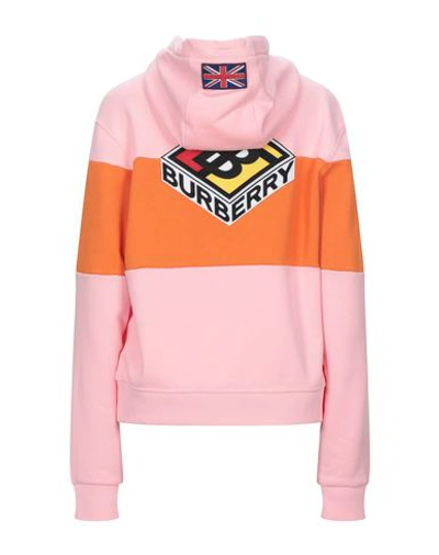 Shop Burberry Sweatshirts In Pink