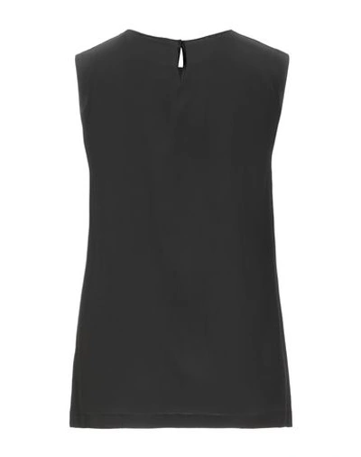 Shop Dolce & Gabbana Woman Top Black Size 4 Silk, Viscose, Polyester