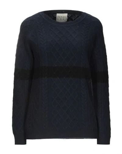 Shop Jumper 1234 1234 Sweaters In Dark Blue
