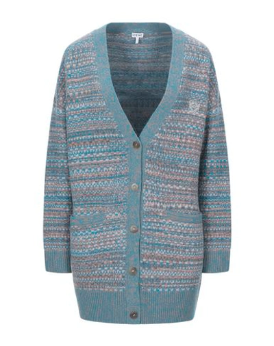 Shop Loewe Cardigans In Azure