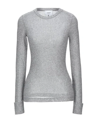 Dondup Woman Sweater Grey Size Xs Polyester, Elastane In Grey