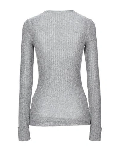 Dondup Woman Sweater Grey Size Xs Polyester, Elastane In Grey