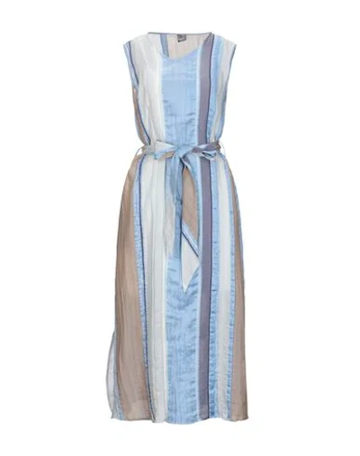 Shop Lorena Antoniazzi Midi Dresses In Sky Blue