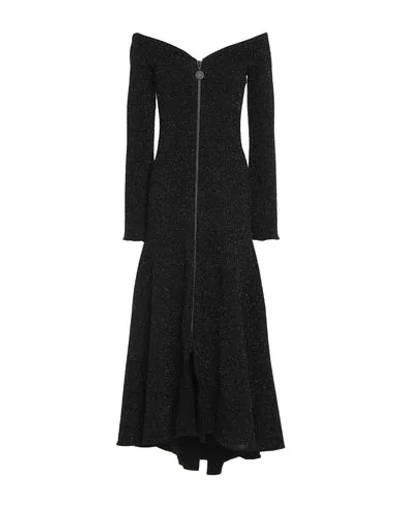 Shop Maria Lucia Hohan Knee-length Dress In Black