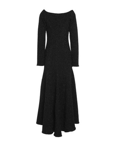 Shop Maria Lucia Hohan Knee-length Dress In Black