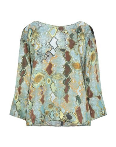 Shop Humanoid Blouse In Light Green