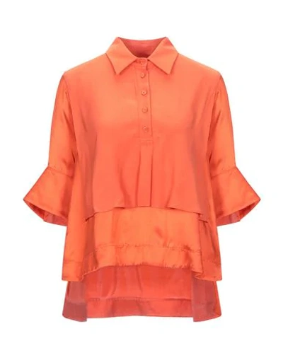 Shop Carven Shirts In Orange