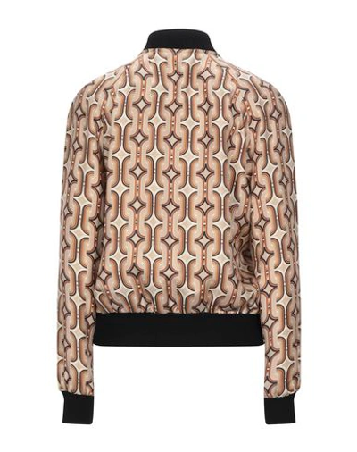 Shop Celine Bomber In Beige