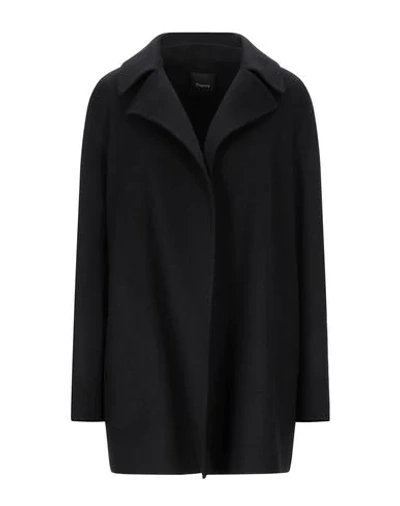 Shop Theory Full-length Jacket In Black