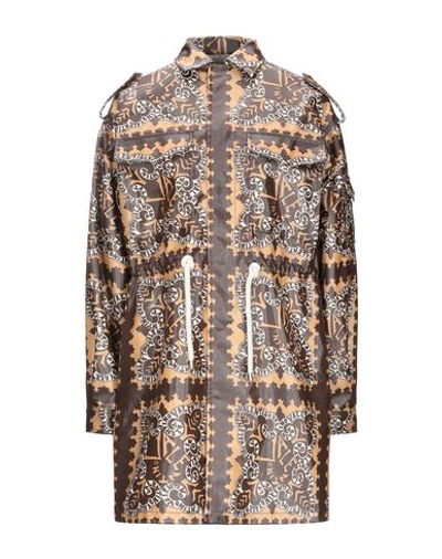 Valentino Full-length Jacket In Dark Brown