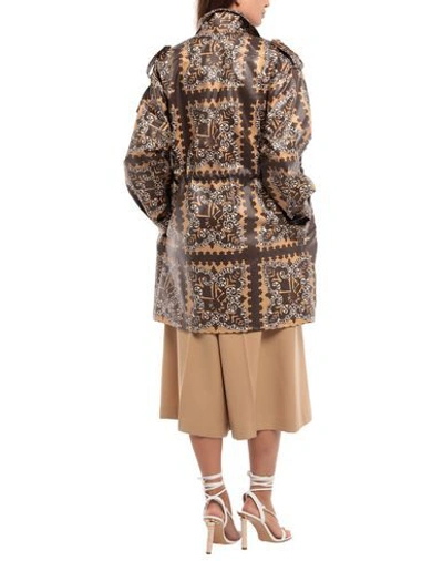 Valentino Full-length Jacket In Dark Brown