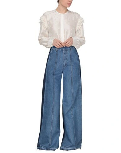 Shop Ksenia Schnaider Jeans In Blue