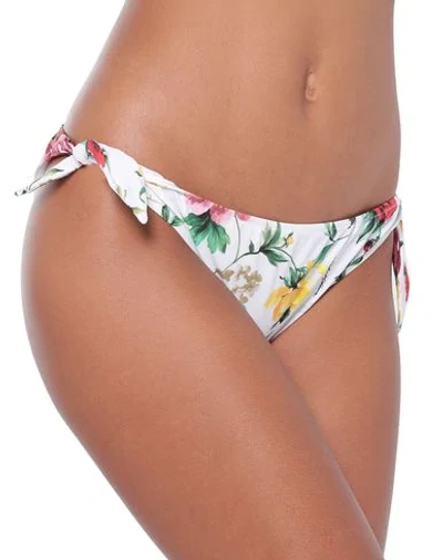 Shop Dolce & Gabbana Bikini Bottoms In White