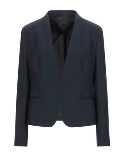 Shop Tonello Suit Jackets In Dark Blue