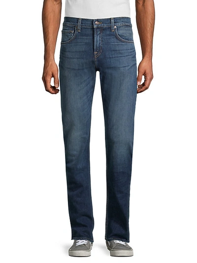 Shop 7 For All Mankind Brett Straight-leg Jeans In Rebel