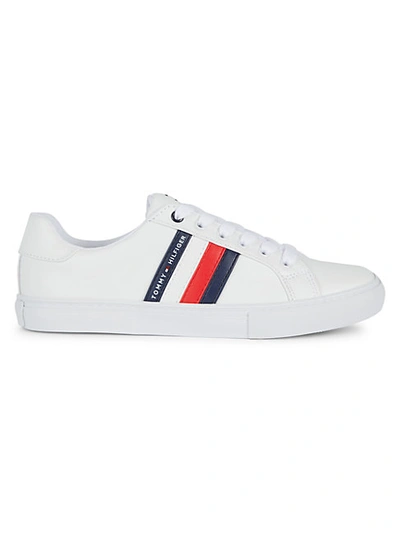 Shop Tommy Hilfiger Lawson Low-cut Sneakers In White