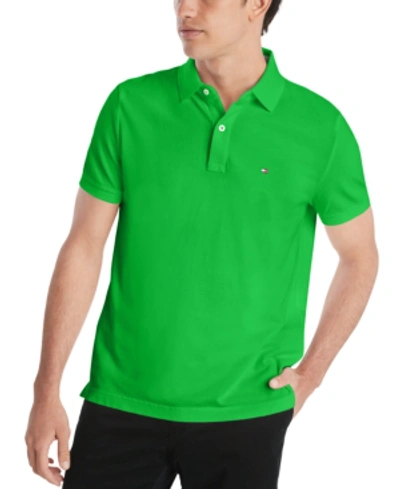 Tommy Hilfiger Men's Classic-fit Ivy Polo, Created For Macy's In Fern Green  | ModeSens