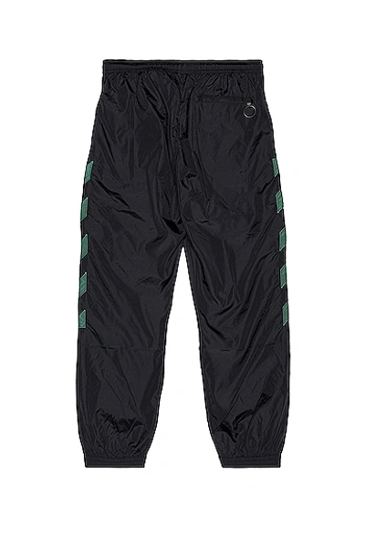 Shop Off-white Diag Nylon Trackpant In Black & White