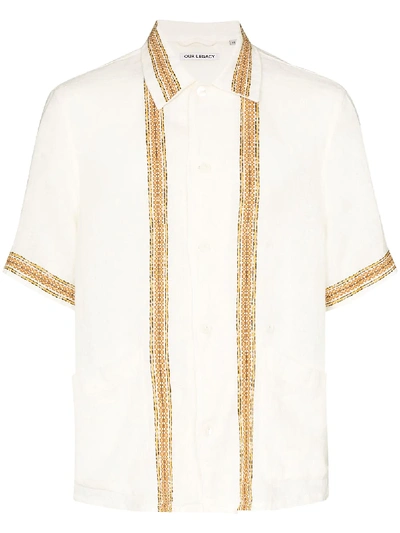 Shop Our Legacy Elder Short Sleeve Shirt In White