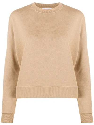 Shop Ganni Isoli Boxy-fit Sweatshirt In Neutrals