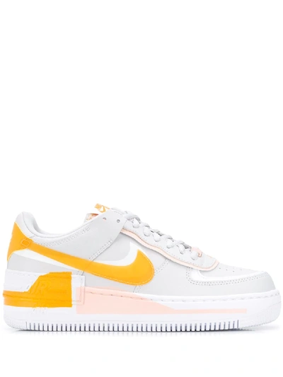 Shop Nike Air Force 1 Low-top Trainers In Grey