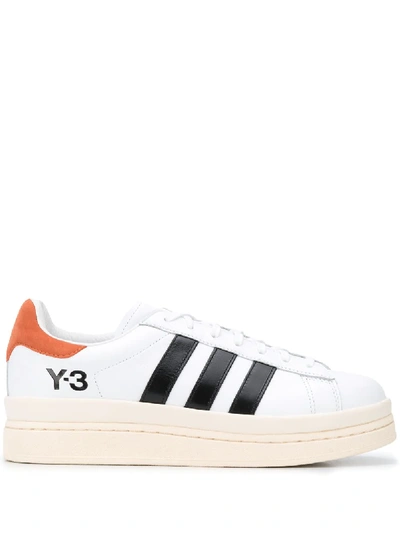 Shop Y-3 'hicho' Sneakers In White