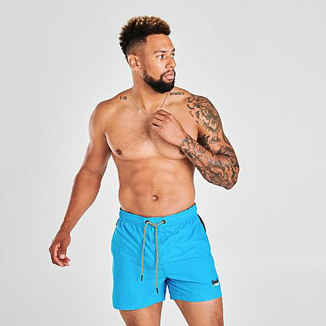 Superdry Beach Volley Badeshorts In Blue | ModeSens