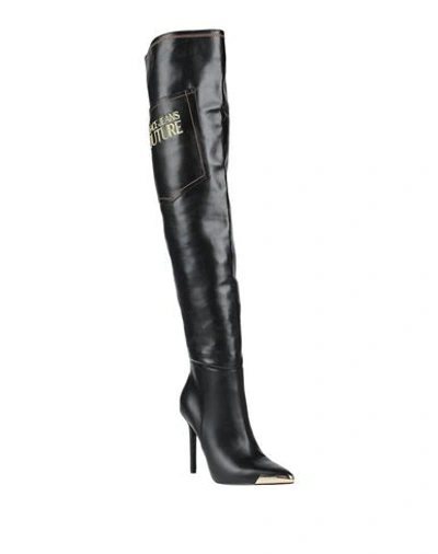 Shop Versace Jeans Boots In Black