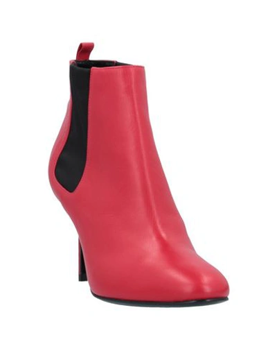 Shop Pierre Hardy Ankle Boots In Red