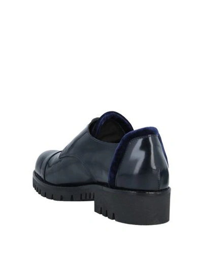 Shop Fiorifrancesi Laced Shoes In Dark Blue