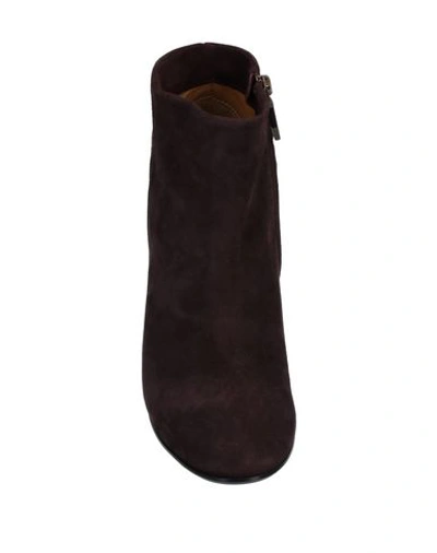 Shop Alberto Fermani Ankle Boot In Dark Brown