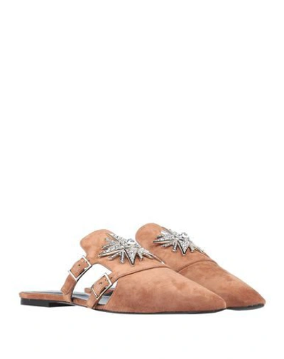 Roger Vivier Woman Mules & Clogs Camel Size 5.5 Soft Leather In Beige