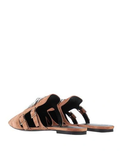 Roger Vivier Woman Mules & Clogs Camel Size 5.5 Soft Leather In Beige